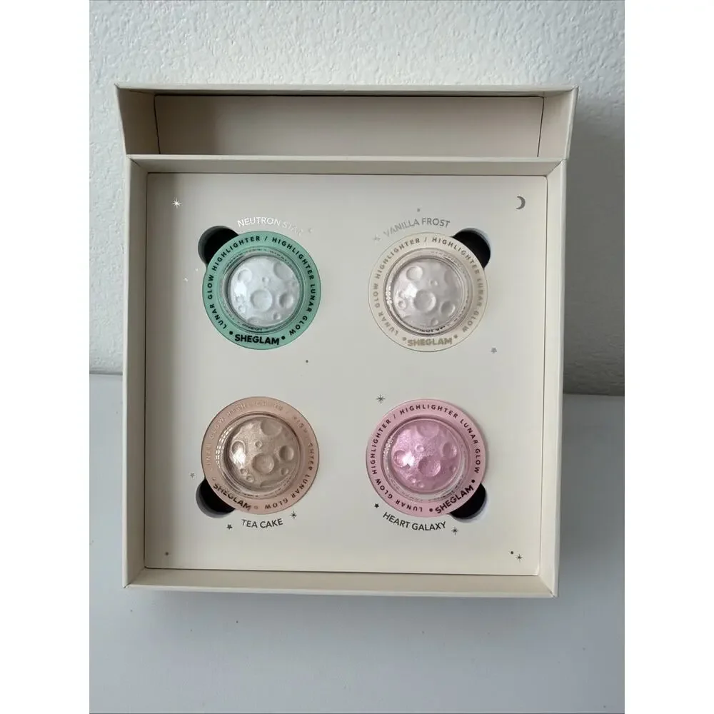 Sheglam 4 Piece Highlighter Set With Light Box Decor